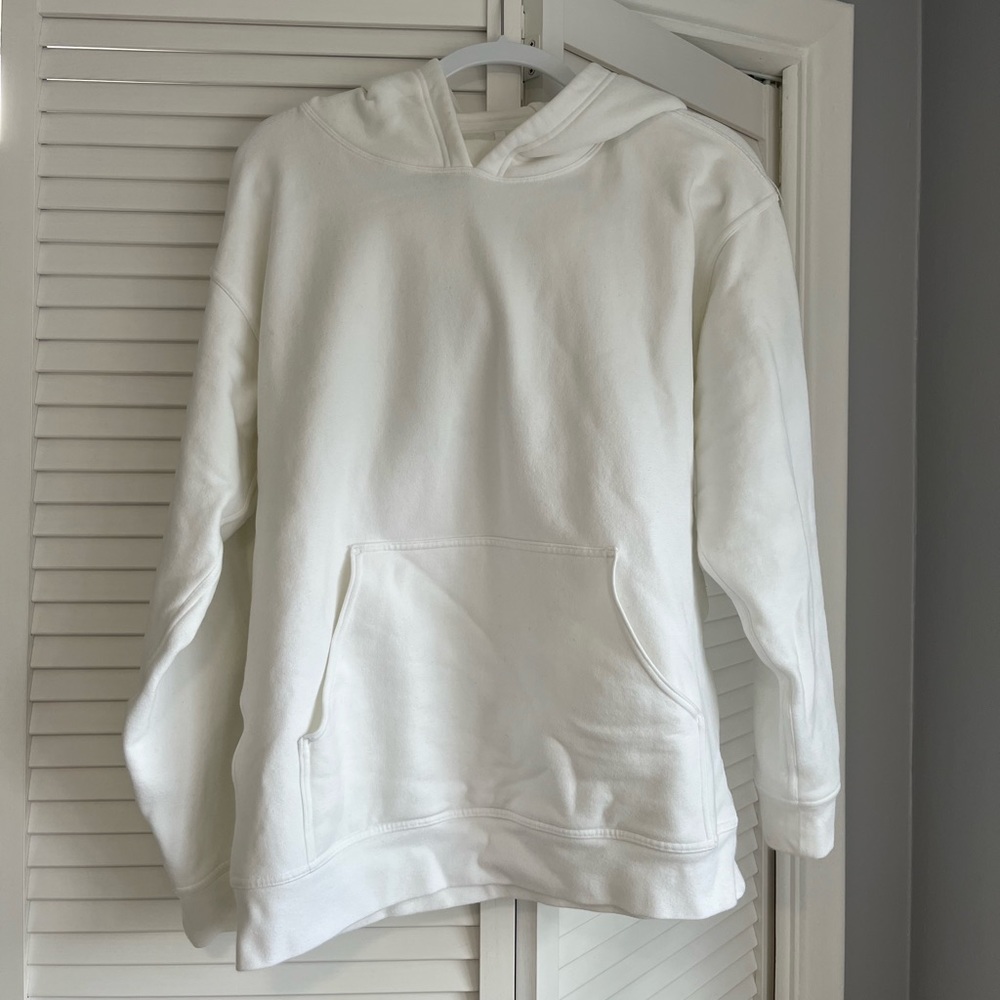 White lululemon women’s hoodie